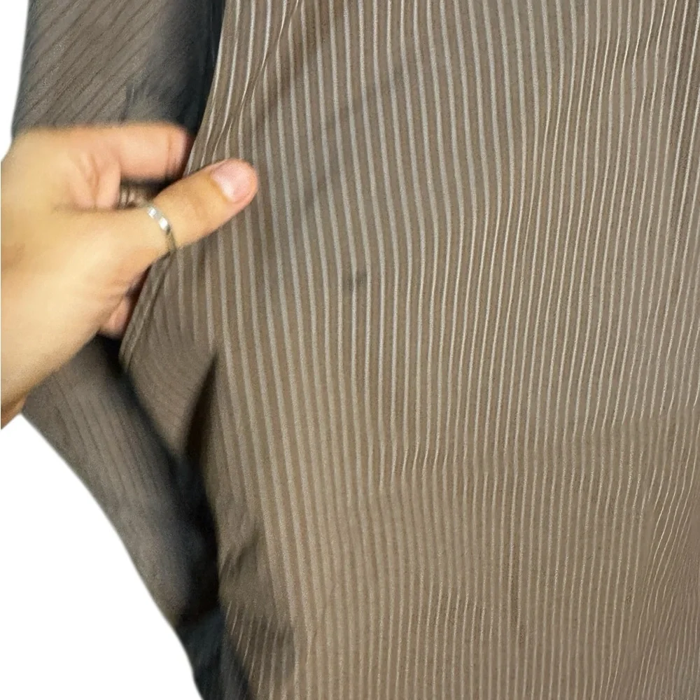 The North‎ face Mens XL Vented Nylon Roll Up Pinstripe Shirt